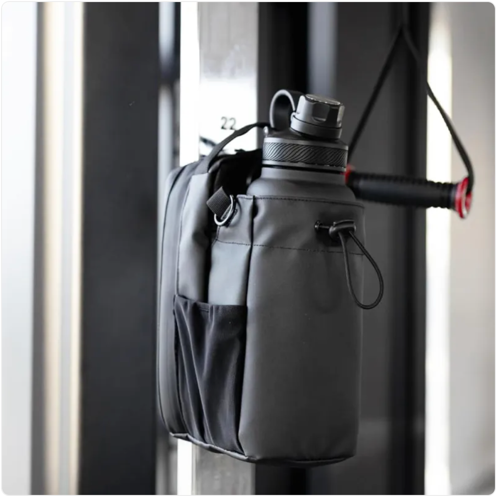 Bolsa de Gimnasio con Porta Botellas de Agua